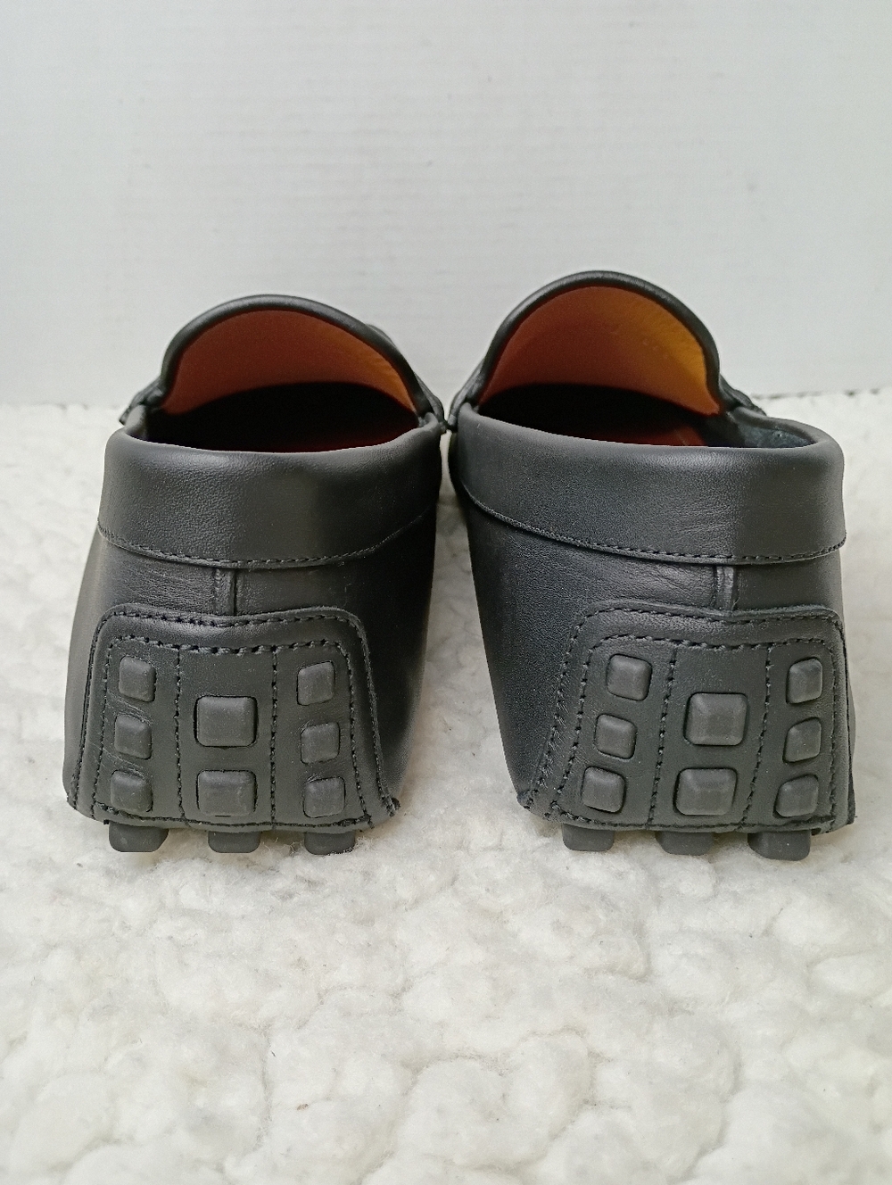 Gucci Ayrton Interlocking G Leather Drivers Black Loafers Mens 12 NWOB Italy - Picture 4 of 14